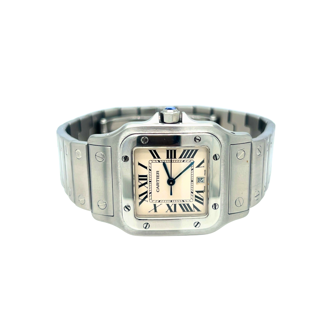 Watch Bids Cartier Santos Quartz 2009