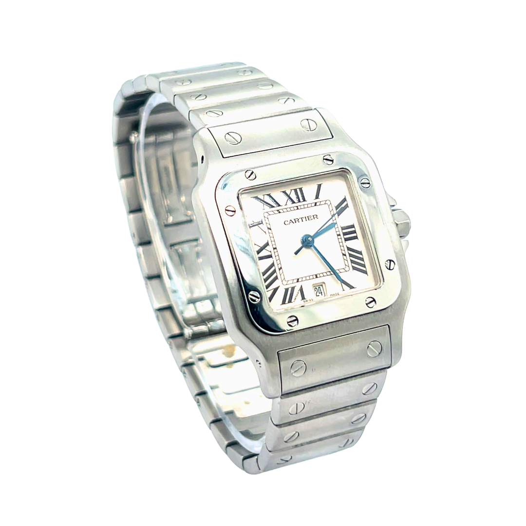 Watch Bids Cartier Santos Quartz 2009
