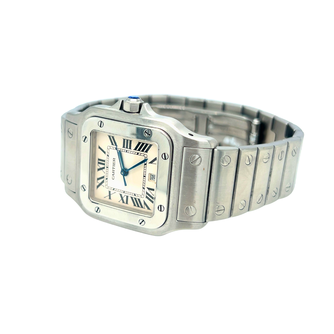 Watch Bids Cartier Santos Quartz 2009